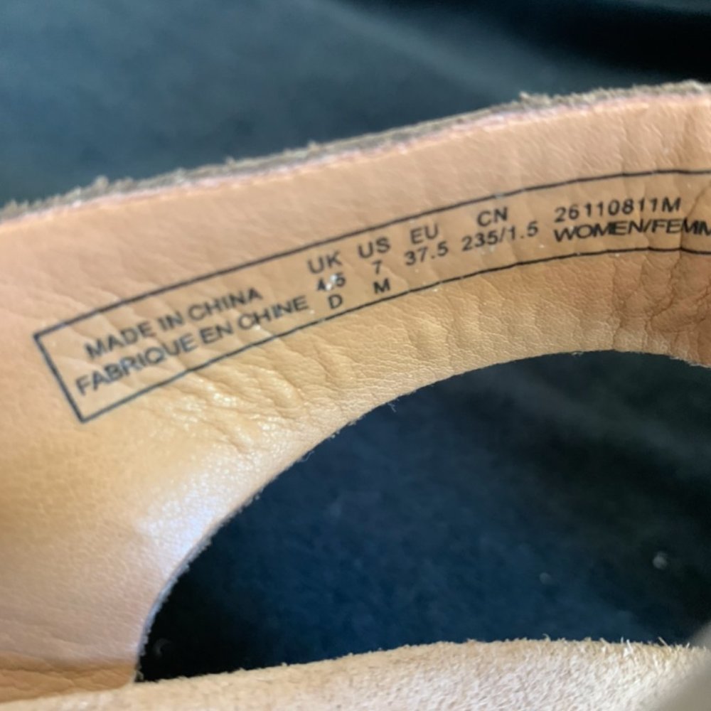 NEW IN BOX! Caslynn Shae Clark Wedge Sandals - Picture 7 of 7